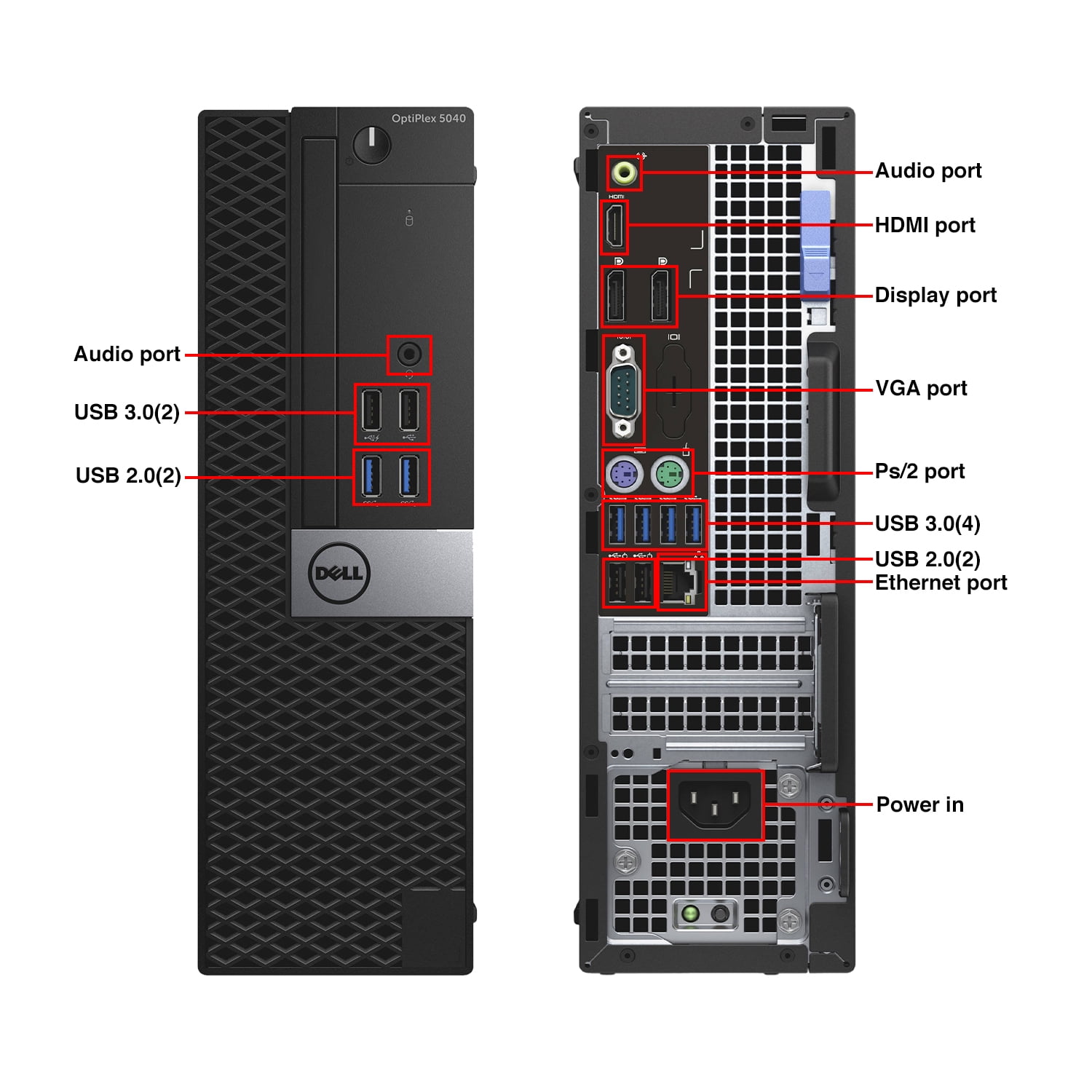 DELL OptiPlex 5040SFF Core i5-6500 8GB ❶ Dell Optiplex 5040 SFF Desktop Computer i5-6500 3.2Ghz 8GB