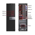thumbnail image 3 of Dell Optiplex 5040 Pcs de Bureau, Intel Core i6-6500 -3.2 GHz, 8 Go RAM DDR4, 1 To HDD, WiFi, Windows 10 Pro, Display Port, Clavier & Souris, Win10 Pro, 3 of 3