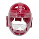 thumbnail image 3 of Casco de Karate, protección para la cabeza, cobertura completa para niños y adultos, casco de boxeo ligero, cubierta facial para agarre MMA Muay Thai rojo m, 3 of 8