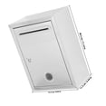 thumbnail image 2 of SKISUNO Suggestion Box with Lock and Slot Stainless Steel Durability for Office 1Pcs, 2 of 8