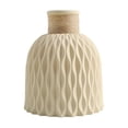 thumbnail image 4 of TISHITA Flower Vase Minimalist Desktop Ornament Gift Bud Vases for Wedding Home Desk Beige, 4 of 8
