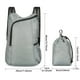 thumbnail image 2 of Mochila plegable e impermeable para acampada y senderismo al aire libre; mochila ligera de viaje, 2 of 3