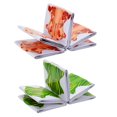 thumbnail image 1 of 200pcs Acrylic UV Gel Nails Extension Tools Nail Guide Stickers (Green, Orange), 1 of 8