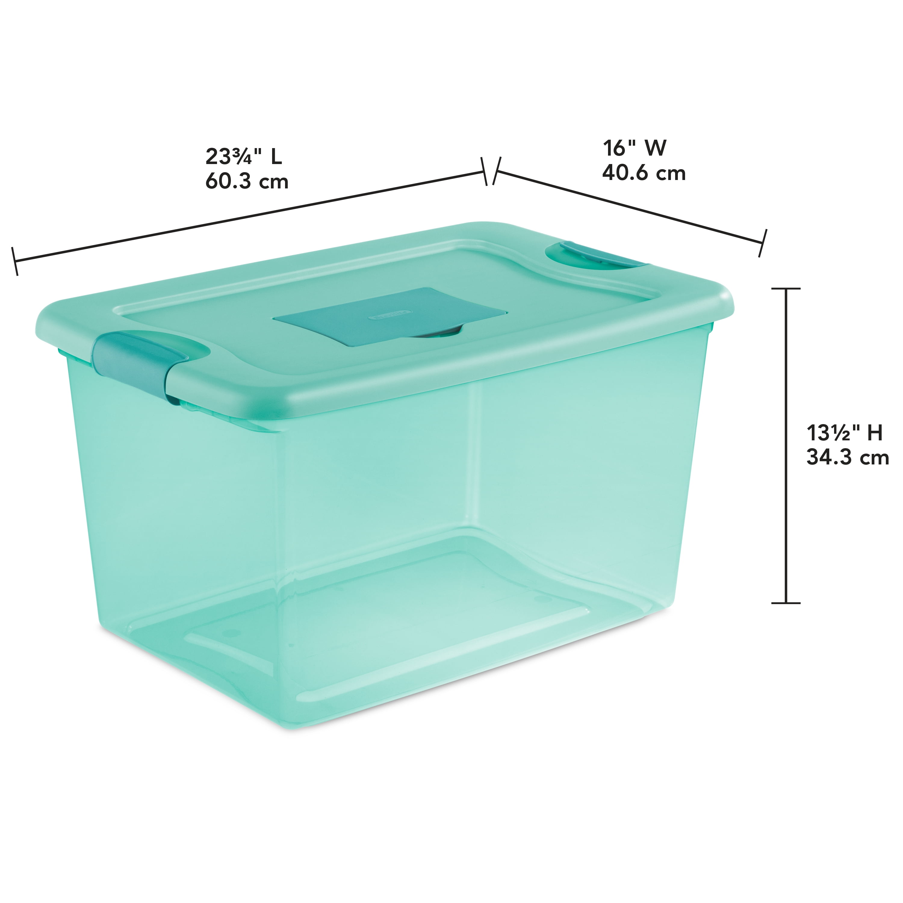 sterilite 16 gallon storage trunk
