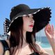 thumbnail image 2 of Sombrero para el sol con parte superior abierta: sombrero de verano transpirable de ala ancha para exteriores con lazo para mujer, 2 of 5