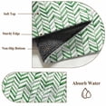 thumbnail image 6 of Area Rug for Living Room, Green Line Non-Slip Indoor Large Carpet for Bedroom/Dining Room, Vintage Abstract Geometric Stripes Watercolor Washable Low-Profile Floor Mat Runner Rugs - 2.7 x 5 Ft, 6 of 7