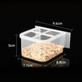 thumbnail image 3 of TNOBHG Small Bird Feeder with Baffle Bird Food Box for Small Birds Transparent Anti-spill Baffle Bird Feeder Hanging Bird Water Tank Easy Installation, 3 of 8