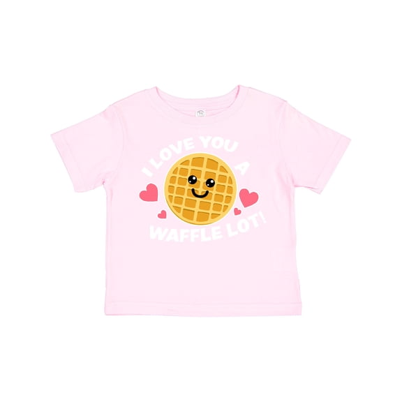 Inktastic I Love You a Waffle Lot with Cute Happy Waffle Boys or Girls Toddler T-Shirt