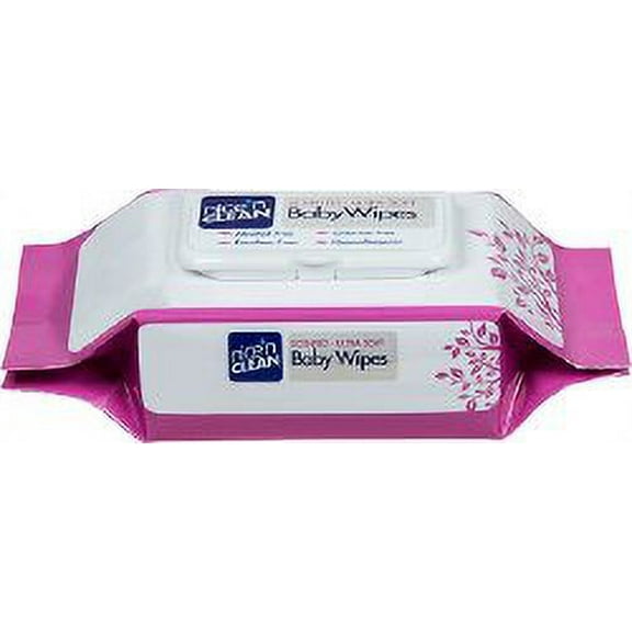 Baby Wipe Nice 'N Clean Soft Pack Aloe