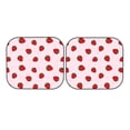 thumbnail image 5 of Lsque Strawberry 2 PCS Windshield Sun Shade | CarFoldable Window Covers | Car Accessories Reflect UV for Universal Cars SUV Truck | Medium, 5 of 7