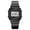 Black, variant on AOMXGD Vintage Waterproof Stainless Steel Strap Digital WatchRetro Style Electronic Watch For Men WomenClassic Wristwatch With Alarm Date For Daily Casua