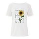 thumbnail image 3 of Blusa con estampado de cuello Rounk informal para mujer con estilo, camiseta de manga corta ahuecada, Tops de verano OAVQHLG3B Store  lin121212, 3 of 4