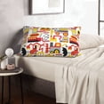 thumbnail image 6 of Lsque Cars Pattern Pillow Case – Soft & Cozy Throw Pillow Cover, Hypoallergenic Cushion Case for Sleeping Women with Envelope Closure-20"x30", 6 of 6
