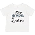 thumbnail image 3 of Inktastic My Mema Loves Me Girls Girls Baby T-Shirt, 3 of 5