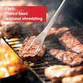 thumbnail image 2 of Z GRILLS Heavy Duty BBQ Grilling Tools Set Stainless Steel Spatula, Fork, Basting Brush & Tongs Barbecue Accessories Kit-Grill, 2 of 7