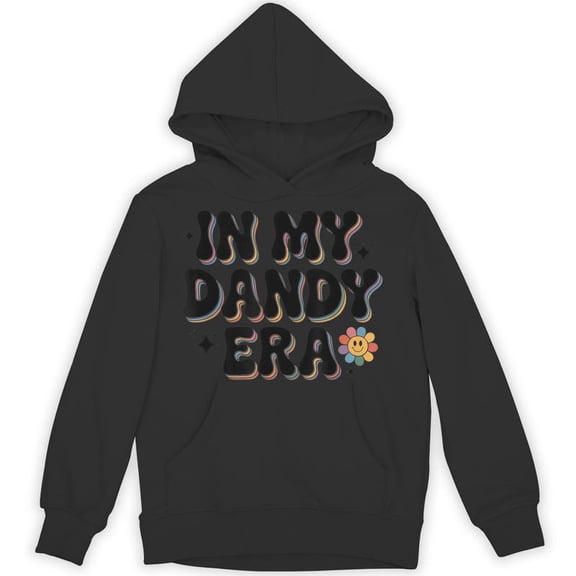 In My Dandy Era Lovers Funny Sarcastic Quote Simple Text Graphic Statement Design Hoodie, for men & women, up to size 5XL