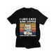 thumbnail image 2 of Camiseta De Verano MujerWomen'S Vintage Cat & Coffee Print T-Shirt, Polyester 100% Knit Fabric, Crew Neck, Short Sleeve, Regular Length, Geometric Pattern, Summer Casual TeeFather's Day, Mother's Da, 2 of 7