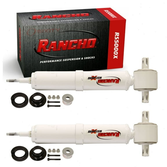 2 pc Rancho Front RS5000X Suspension Struts compatible with Chevrolet Silverado 1500 2007-2013 - Without Electronic Ride Control Package (Zx3)