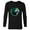 Black, variant on Marvel She-Hulk Icon - Long Sleeve T-Shirt for Men - Customized-White