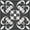 Black, variant on Mi Alma Floral Brown Tile Stickers - Removable Vinyl 4x4, 24 pcs
