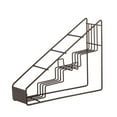 thumbnail image 2 of YAOMOBB Minimalist Coffee Syrup Storage Minimalist Black Metal Coffee Syrup Rack Storage 4 Layers Bottle Organizer Holder for Coffee Bar, 2 of 6