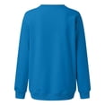 thumbnail image 5 of Futezty Crewneck Sweatshirts Women Trendy Casual Long Sleeve Tops Cute Teen Girls Crew Neck Sweatshirt Sweaters 2024, 5 of 5