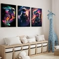 thumbnail image 3 of Astronaut Wall Art Creative Astronaut Space Canvas Theme Paintings, Modern Art Style Posters with Colorful Explosion Effects, astronaut Series Home Images, Living Room, Dining Room Unframed, 3 of 6