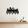 thumbnail image 2 of Craftnamesign Custom Mountain Metal Key Holder, Mountain Wall Decor, Mountain Metal Key Hanger, 2 of 5