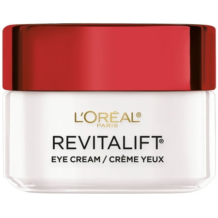 L'Oreal Paris Anti-Wrinkle + Firming Eye Cream, Fragrance Free, Revitalift, 0.5