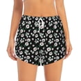 thumbnail image 4 of Lsque Daisies Flowers Printed Women's Running Shorts with Liner Pockets,Elastic Quick Dry Workout Athletic Gym Yoga Shorts,Womens High Waist Shorts-X-Large, 4 of 9