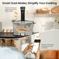 thumbnail image 5 of BLITZHOME WIFI Sous Vide Cooker ,Compact Sous Vide Machine,Ultra-quiet Fast-Heating Immersion Circulator Temperature,Digital Display,W/ APP Recipe, 5 of 9
