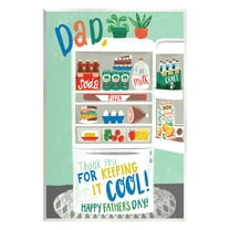 Stupell Industries Keeping It Cool Father's Day Holiday Painting Unframed Art Print Wall Art