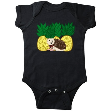 

Inktastic Pineapple Hedgehog Gift Baby Boy or Baby Girl Bodysuit