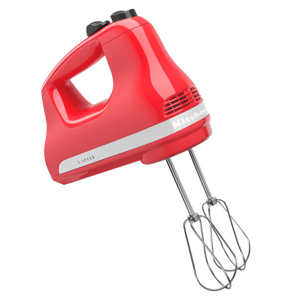 KitchenAid KHM512WM Ultra Power Watermelon 5 Speed Hand Mixer with