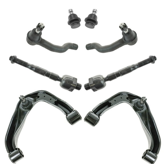 TRQ 8pc Steering & Suspension Kit Control Arms Ball Joints Tie Rod End Links New PSA70034 Fits select: 2005-2018 NISSAN FRONTIER, 2005-2012 NISSAN PATHFINDER