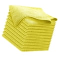 thumbnail image 4 of 10 paños de limpieza de microfibra, paño de cocina, paño lavable para limpiar ventanas, para cocina, menaje, hogar, lavar platos, coche. Amarillo, 4 of 8