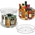 thumbnail image 1 of Sorbus 2 Tier Rotating Lazy Susan Turntable Set - Organizer for Cabinet Pantry Counter Fridge, 1 of 8