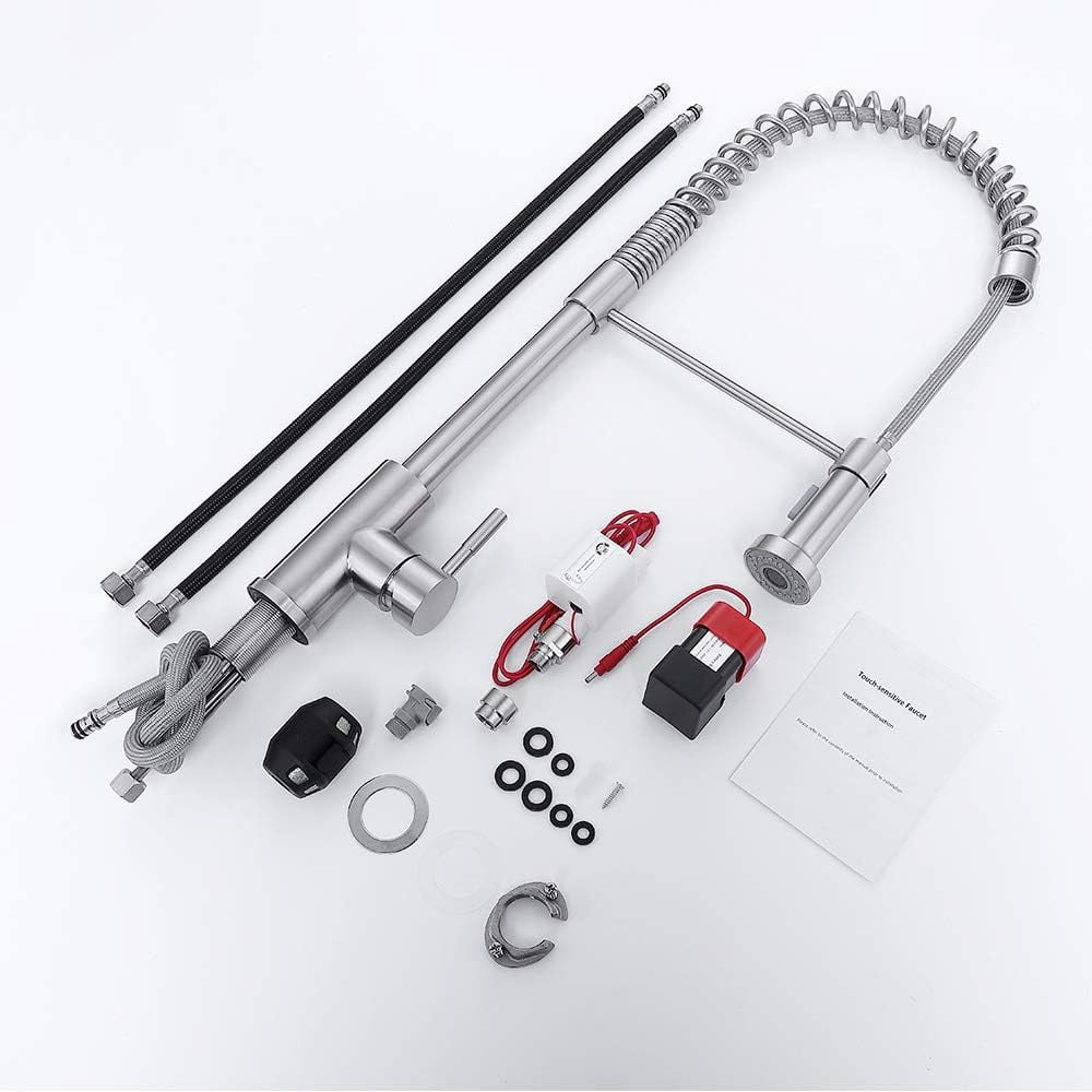 Touch Control Kitchen Faucets Smart Sensor Water Tap, Stainless Steel Kitchen Faucets, Three Ways Sink Mixer Kitchen Faucet