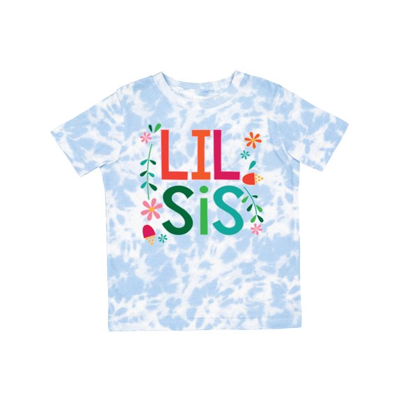 Inktastic Lil Sis Girls Sister Announcement Girls Toddler T-Shirt