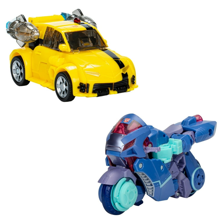 Transformers Animated Universe Bumblebee and Cyberverse Chromia