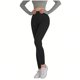 thumbnail image 4 of Pantalones de Yoga Sueltos para Mujeres de Cintura Alta Pantalones de Color Sólido de Longitud Completa Material Elástico Suave para Gimnasio de Baile de Yoga, 4 of 8