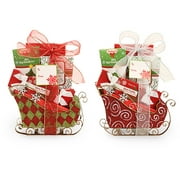 Holiday Sleigh Gift Basket (Pattern Will Vary)