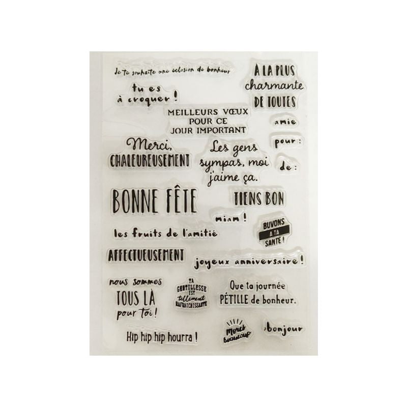 French Letter Diy Silicone Clear Stamp Cling Seal Scrapbook Embossing Album Decor Walmart Com