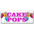 thumbnail image 1 of SignMission D-24 Cake Pops 24 in. Cake Pops Decal Sticker - On A Stick Gifts Holiday Homemade Snack Fresh, 1 of 1