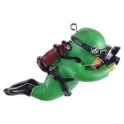 Aquarium Ornament Blue Guy Diver for Fish Tanks and Aquariums – Unique Hanging Figurine for Marine Tank