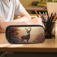 thumbnail image 6 of Kuiaobaty Deer Tree Print Backpack and Lunch Box Set for Girls Boys Insulated Lunch Bag Pencil Case with Zipper Lightweight Backpack and Pencil Bag for School Camping Picnic, 6 of 7