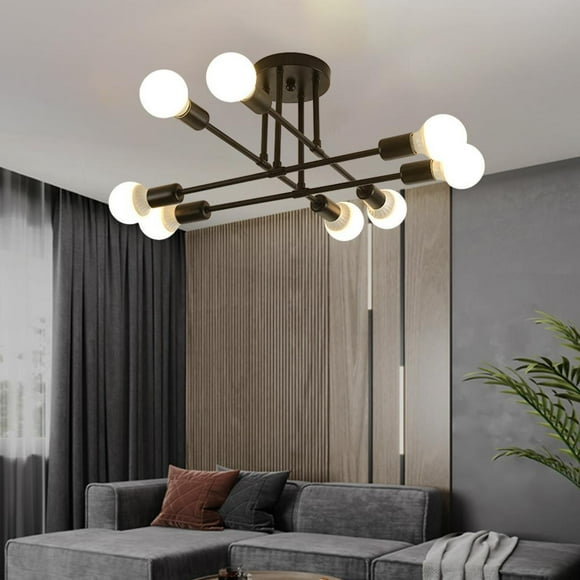 Ceiling Lamp Light Fixture Home Decor Bathroom Bedroom Entryway Hotel Apartment Black