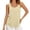 Yellow, variant on Women Casual Slub Knit Vest Sleeveless Summer Basic Camisole Soft Comfortable Layering Tank Top, S, Black