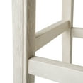 thumbnail image 3 of Maven Lane Adrien Saddle Counter Stool In White Oak Finish With Natural Fabric Upholstery, 3 of 6