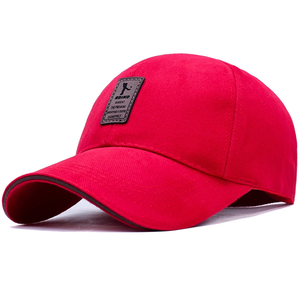Red Casual Baseball Fashion Sports Cap, Size: M